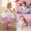 Flower Kids Girl Dress Princess Formal Pageant Holiday Wedding Bridesmaid Dress