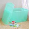 Baicaoyuan plastic storage box storage box clothes sundries storage box J600 series 39L 1 green