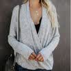 Fashion Women Irregular Loose Tops Cotton Long Sleeve Pullover Casual T-shirt AU