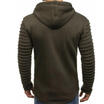 Mens Casual Plain Slim Hoodie Hooded Sweatshirt Coat Jacket Outwear Sweater USA