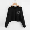 New Women Floral Hoodie Hooded Sweater Long Sleeve Casual Sweatshirt Pullover US