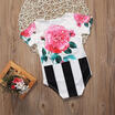 Floral Newborn Toddler Baby Girl Romper Bodysuit Jumpsuit Outfit Sunsuit Clothes