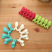 Ou Runzhe clothes clip multi-function windproof clip clothespin clips towel socks socks clothes Taiwan quality 20 Pack