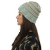 Women Tail Messy Soft Beanie Bun Removable Hat Ponytail Stretchy Knitted Crochet