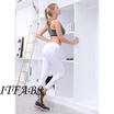 Womens Sports Yoga Workout Gym Fitness Running Leggings Pants Athletic Trousers