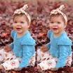 0-24M Newborn Baby Girl Outfit Clothes Romper Top Floral Pants 3pcs Outfit Set