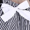 3pcs Baby Boys Girls Short Sleeve Shirt Striped Pant Headband Outfit Set