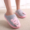 Cute kitty anti-slip warm cotton slippers