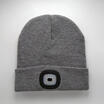 New 4-LED Light Cap Knit Beanie Hat with 2 Batteries for Hunting Camping Running