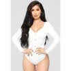 Womens Long Sleeve Bodycon Shirt Plunge Bodysuit Autumn Lace Party Leotard Tops