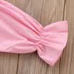 UK Stock Baby Girls Kids Off Shoulder Summer Tops Clothes Infant T Shirt Blouse