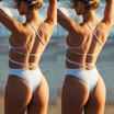 UK Women Swimsuit Push Up Paded Bikini Swimwear Bathing One Piece Monokini Beach