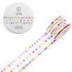 kinbor hand&paper tape 3 pack 8mm 10m hand account decorative stationery tape colorful diary DTB64014