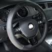 Green source car steering wheel cover four seasons universal simple anti-skid car handles LaVida Jetta Corolla Civic Sagitar Bora Sylphy Golf black