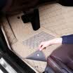 BOLISH full of double-layer wire ring car mat wire ring leather double detachable car mat factory straight hair beige beige wire ring