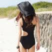 Women One-Piece Swimsuit Bandage Bikini One Shoulder Monokini Bathing Swimwear