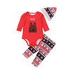 Family Matching Pajamas Adult Kids Women Xmas Reindeer Sleepwear Outfits Set