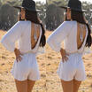 US Womens Ladies Clubwear Summer Playsuit Bodycon Party Jumpsuit Romper Trousers