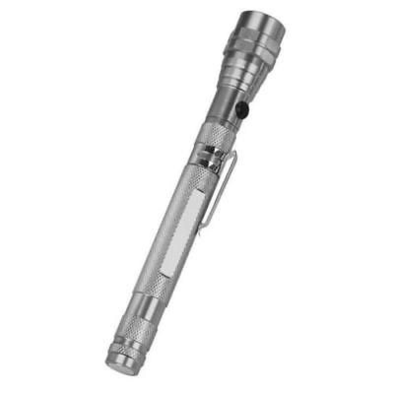 Telescopic Flexible Magnetic Pick-Up Tool 3 LED Light Reach Long Extendable New