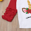 Toddler Kids Baby Girl Casual T-Shirt Unicorn Long Sleeve Ruffle Tops Clothes