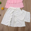 3PCS Set Toddler Girls Summer Ruffle Shirt TopsSkirts Dress Outfits Clothes Set