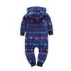 UK Newborn Infant Baby Boys Girls Hooded Clothes Jumpsuit Romper Bodysuit Outfit