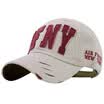 Jingdong Supermarket Meng Si Ke MSEK WMZ13317 Ms Korean baseball cap AFNY letter hole hat shade duck tongue tide hat beige