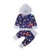 UK 2pcs Newborn Kids Baby Boy Girl Tops Hoodie T-shirtPants Outfits Clothes Set