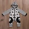 Cotton Newborn Infant Baby Boys Hooded Outfit Clothes Romper Jumpsuit Bodysuit