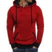 Mens Long Sleeve Slim Fit Hooded Sweatshirt Coat Jacket Outwear Sweater ZM