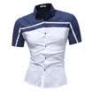 Mens Slim Fit Standing short Sleeve Muscle Tee Shirts Casual T-shirt Tops Blouse