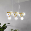 Baycheer HL487742 Handblown Gold Glass LED Chandeliers