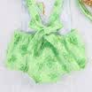 Newborn Infant Kids Baby Girl Lucky Charm Print Romper Jumpsuit Sunsuit Outfits