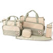 5pc Baby Changing Diaper Nappy Bag Mother Handbag multifunctional Bags Set