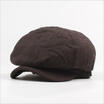 New fall Winter Mens Genuine Fur Ivy Hat Cap Headgear Beanie Beret Cabbie cap