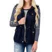 Winter Womens Zip Sleeveless Waistcoat Vest Ladies Quilted Gilet Coat Jacket Top