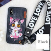New iphone8 Case Embroidery Cute Mobile Phone Shell Cartoon Animal iPhone   XS Phone Case