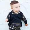 Casual Toddler Baby Kids Boys Camo Hooded Tops Pants 2Pcs Outfits Set Clothes