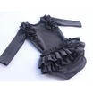 Newborn Toddler Baby Girls Ruffles Tops Romper Bodysuit Long Pants Shorts Outfit