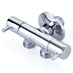 Submarine Submarine F401 1 into the 2 out of the three-way copper chrome quick open hot&cold water triangular valve