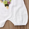 Newborn Toddler Baby Girls Flowers Strap Romper Jumpsuit Playsuit Clothes Outfit