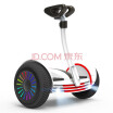 A new white 36V sprayer for childrens two-wheel adult two-wheel intelligent walking vehicle with hand arm electric body sensor