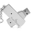 Right still Transshow edge metal U disk creative business U disk 16G silver