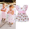 Summer Toddler Kids Baby Girl Princess Ice Bow Sleeveless Dress Sundress Clothes
