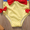 2Pcs Toddler Kid Baby Girl Bow Swimsuit Swimwear Bathing Suit Tankini Bikini Set