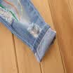 2PCS Toddler Baby Girl Clothes Outfit T-shirt TopsRipped Denim Jeans Pants Set