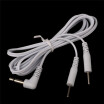 2 Pins Lead Wires Connecting Cables for Electrode Pad Digital TENS Therapy Massager 35mm Plug