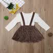 Toddler Kid Baby Girl Long Sleeve Lace TopsBow Knot Tutu Skirt Party Outfits US