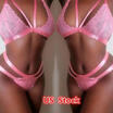 US Sexy Lingerie Set Bra Women Nightwear Underwear Sleepwear G-string Babydoll