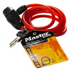 Masters MasterLock Cable Rope Lock Bicycle Battery Car Racking Equipment 8127MCNDPRO Colors Random